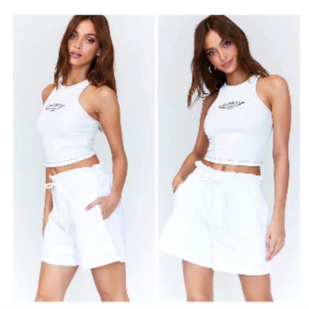 New with tags Princess Polly, Judith shorts. white drawstring